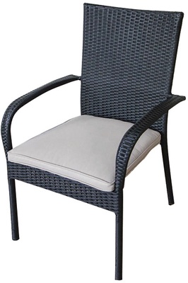 Silla Jardin Modelo Formentera con Ratan Sintetico + Cojin Silla Jardin Modelo Formentera con Ratan Sintetico + Cojin